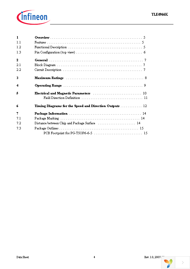 TLE4966K E6710 Page 4